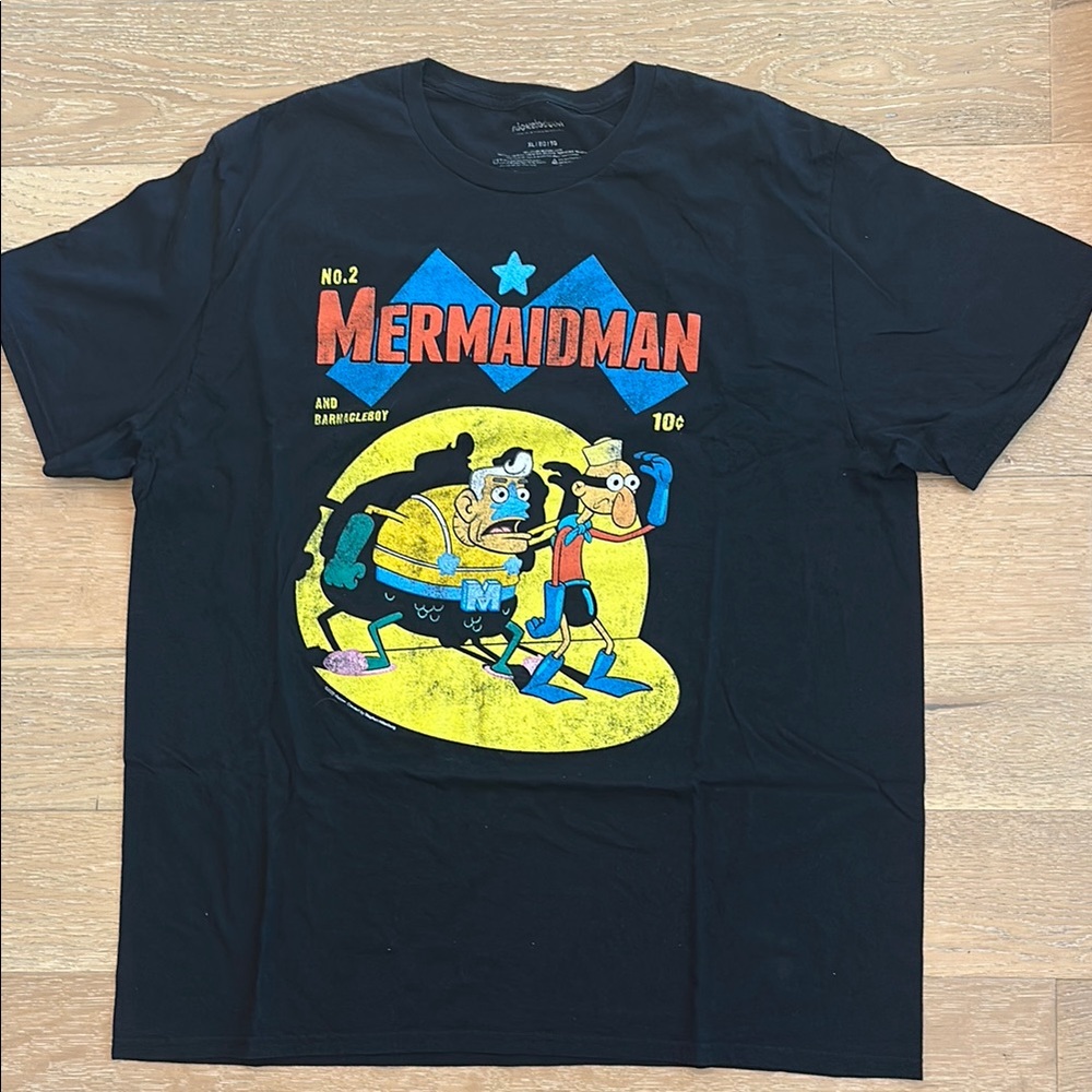 Mermaidman Graphic Black T-Shirt